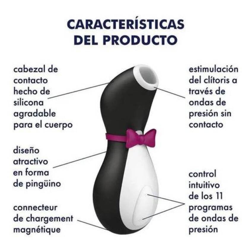 Succionador Estimulador Satisfyer Pro Penguin Original Ipx7 - Imagen 2