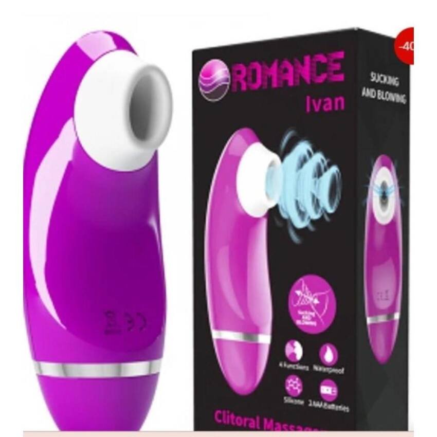 Vibrador Masajeador Flujo de Aire Ivan Romance