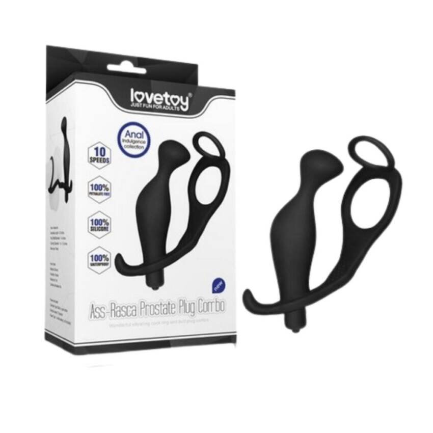 Vibrador Consolador Anillo De Castidad Anal Hombre +18 Plug Prostata