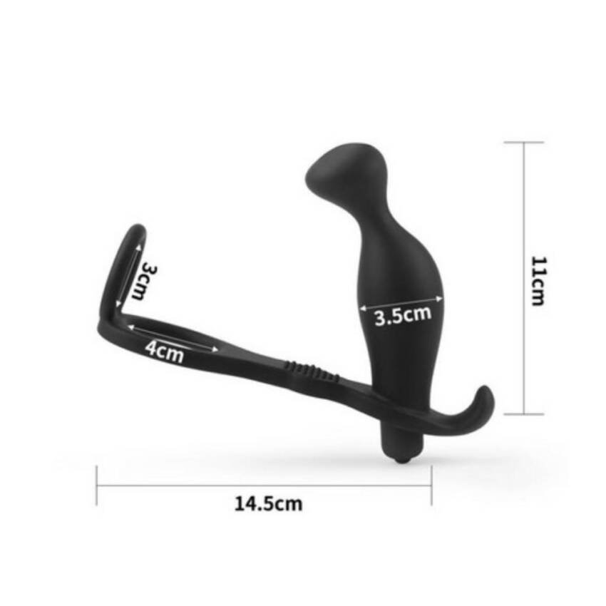 Vibrador Consolador Anillo De Castidad Anal Hombre +18 Plug Prostata - Imagen 6