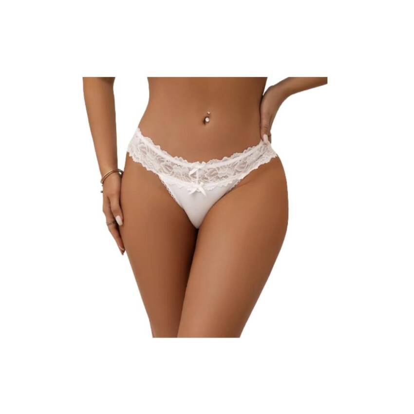 Colales Tanga Encaje Sexy, Cinturabaja, Lenceríatranspirable - Imagen 2