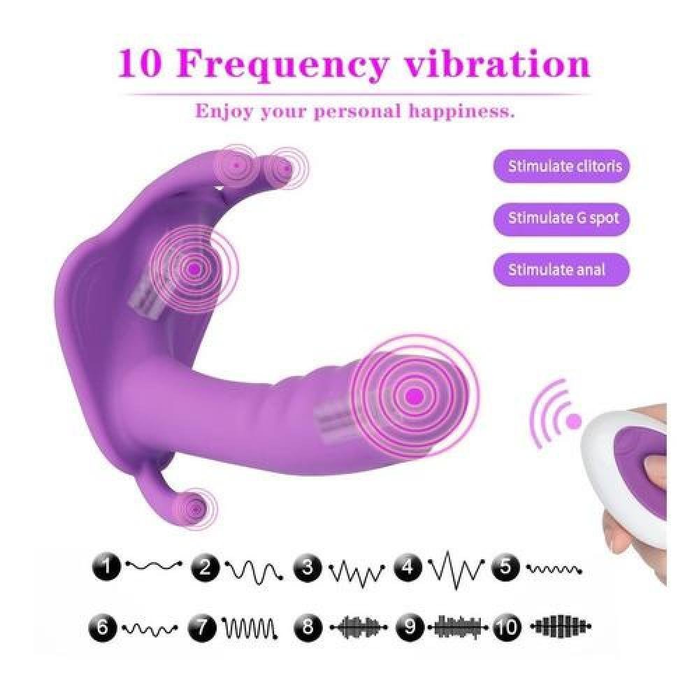 Vibrador Estimulador (punto,clitoris,anal)mando A Distancia