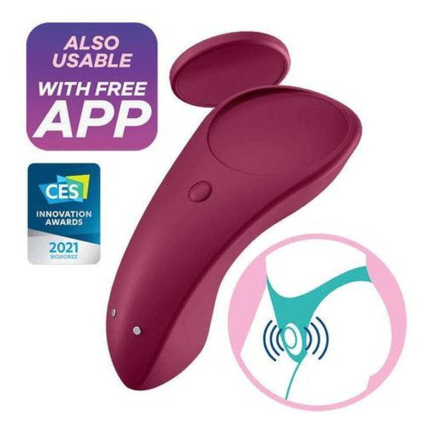 Vibrador Estimulador Pantys Control Remoto App Bt Satisfyer - Imagen 7