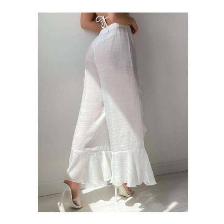 Pantalon Playero Up Cover Volados Pareo - Imagen 2