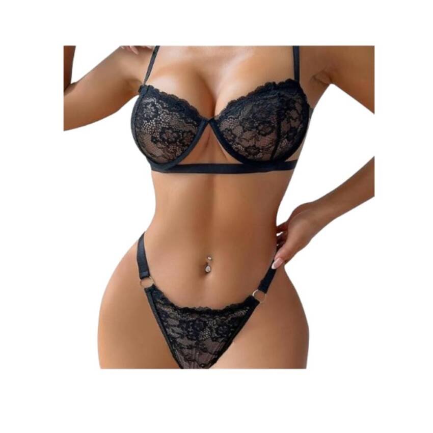 Ropa Ínterior, G-string Transparente" - Imagen 7