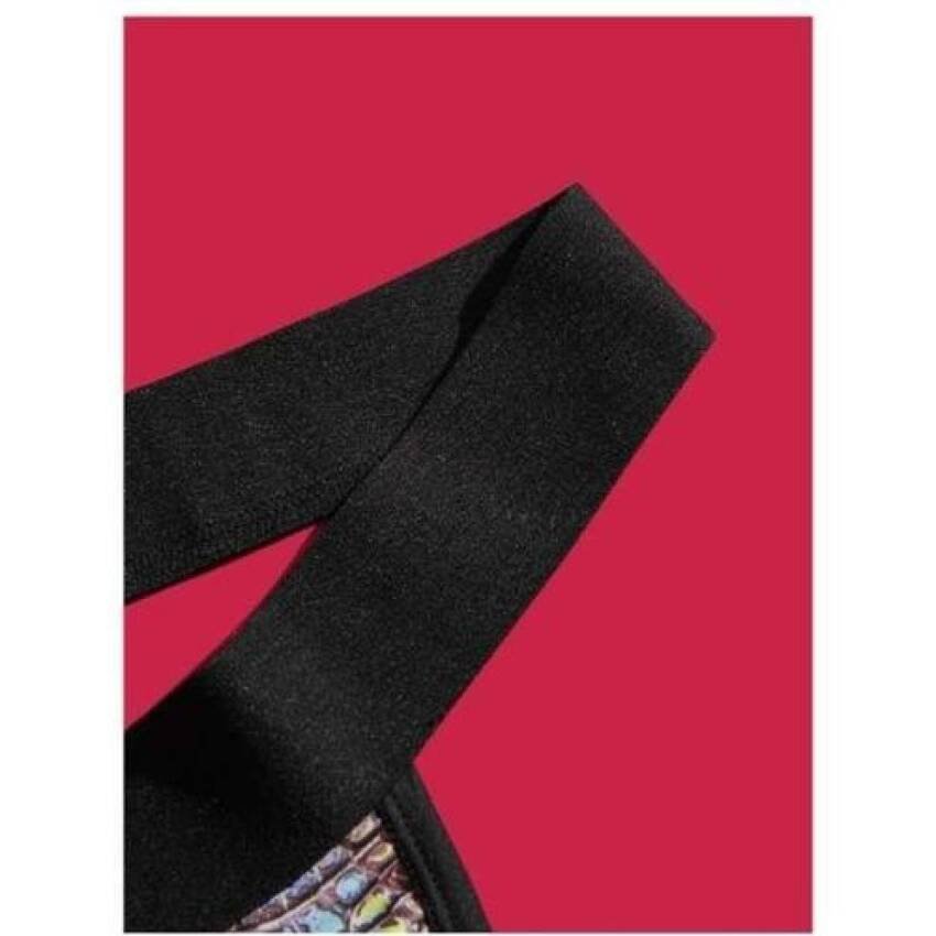 Ropa Interior Tanga Sexy Hilo Estampado Hombre Modelo 2023 - Imagen 4