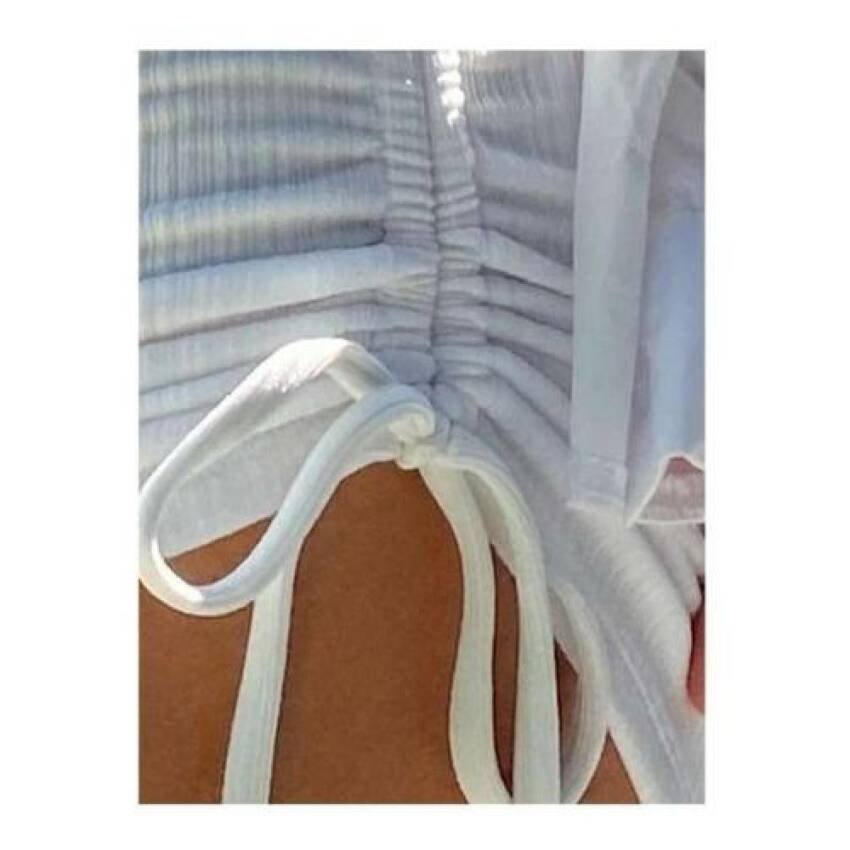 Traje Baño Tiro Alto Top Short Ajustable Diseño 2023 Sexy - Imagen 5