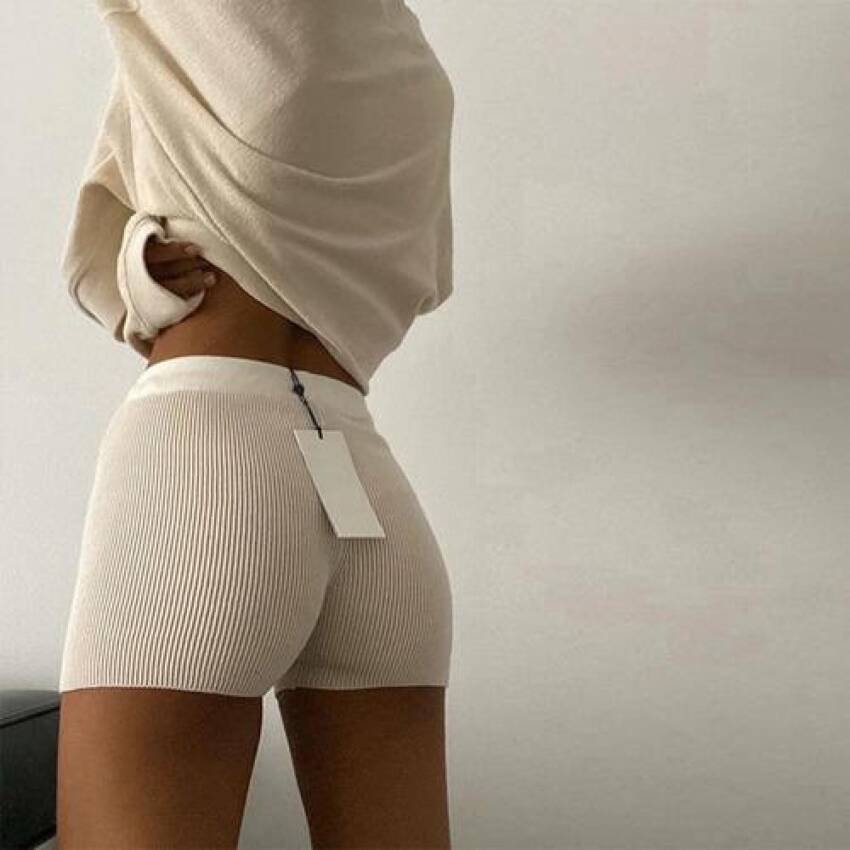 Shorts Cortos Seda De Hielo Para Mujer Playa Piyama