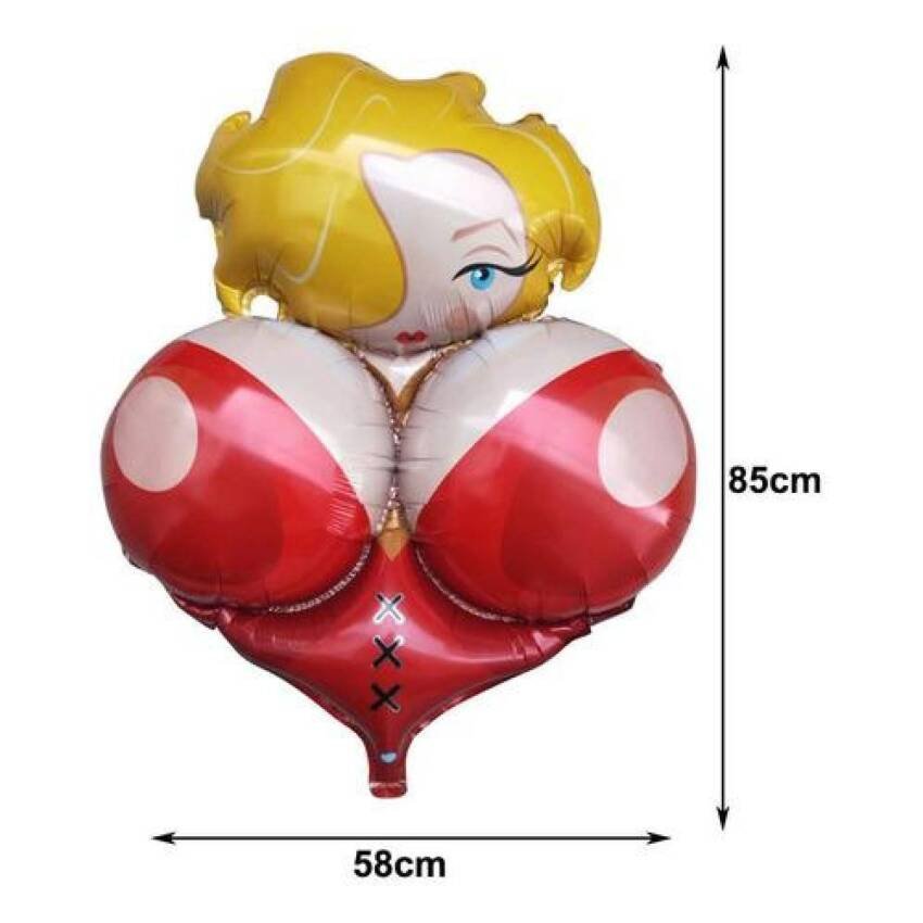 Globos Metalizado Mujer Erotica Despedida Soltera - Imagen 2
