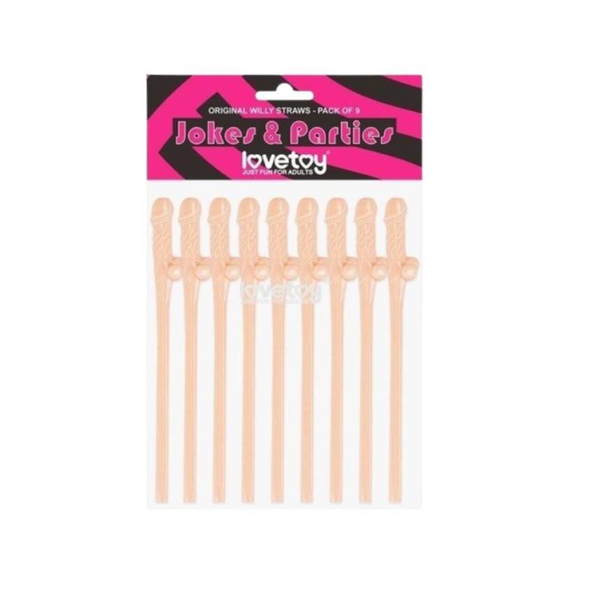 Bombillas , Pitillos , Sorbetes Forma De Pene Set 10 Pzas - Imagen 2