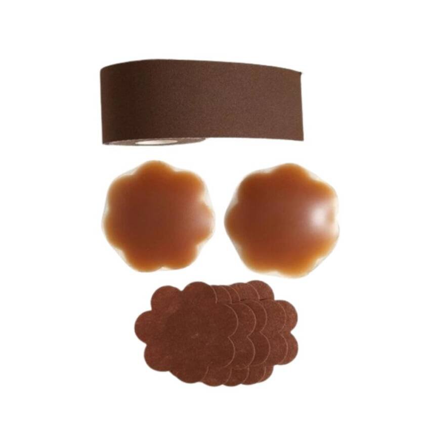 Cinta Levanta Pecho 5cmx5mt + 20 Cubre Pezones Boob Tape - Imagen 3
