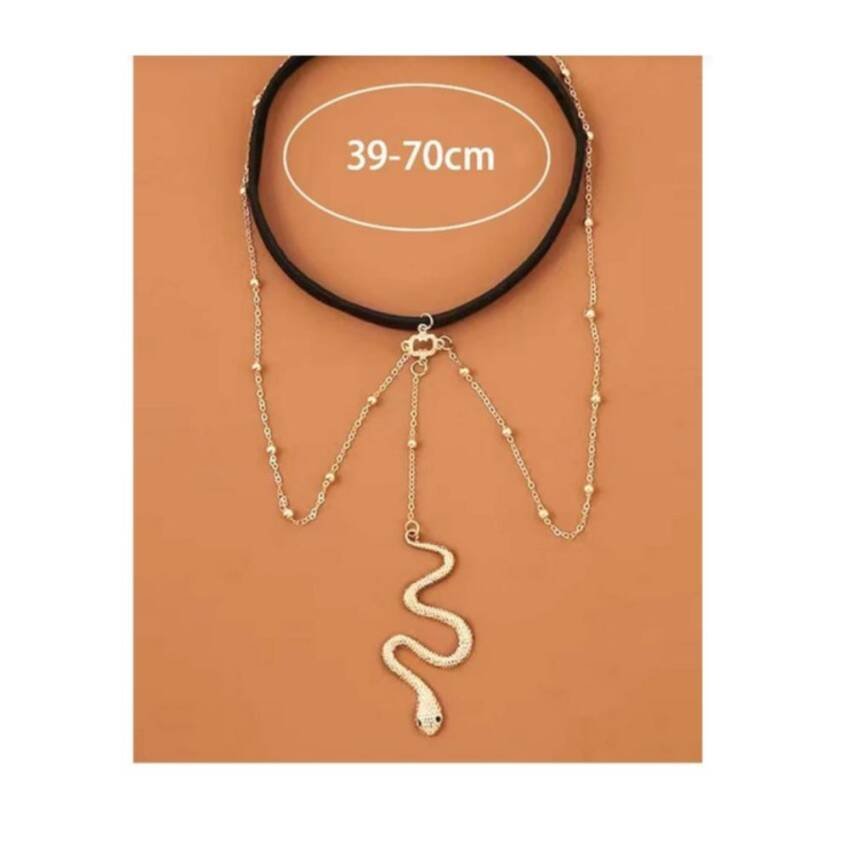 Cadena / Accesorio / Liguero Para Pierna Muslo Serpiente - Imagen 2