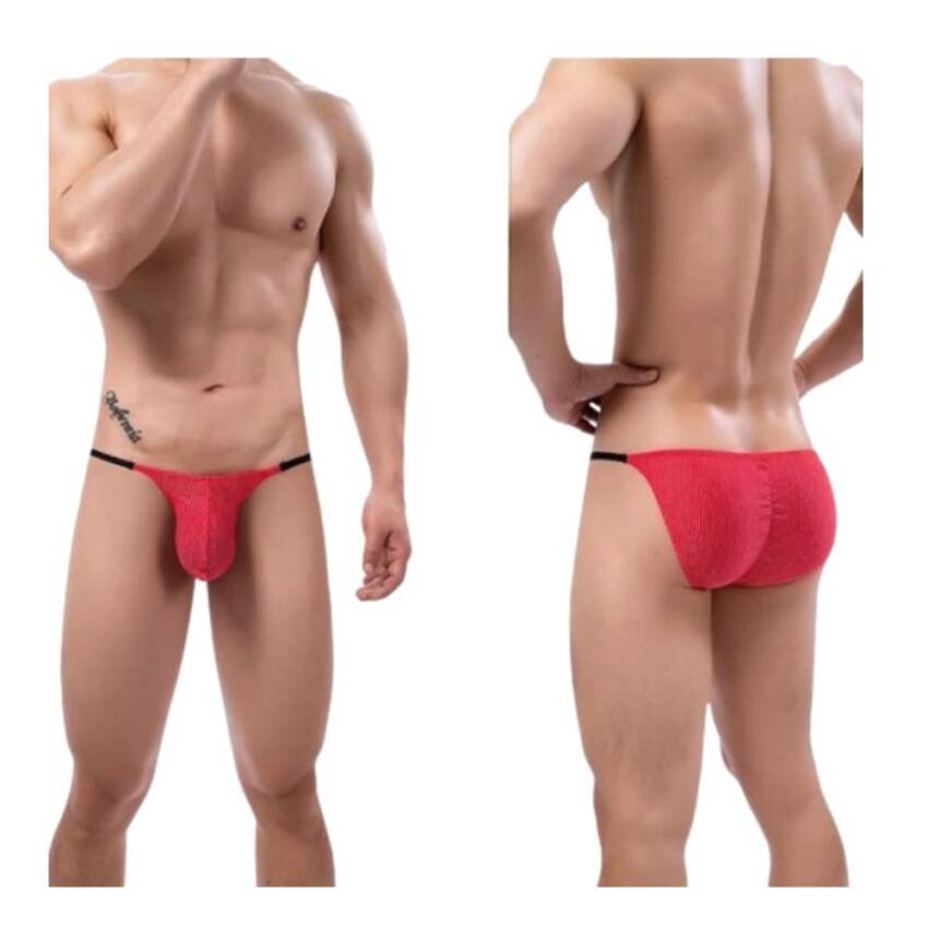Ropa Interior Sexy Hombre,cintura Baja, Erótica Elásticos! - Imagen 4