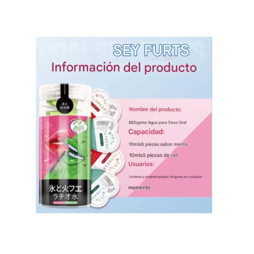 Agua Lubricante para sexo oral Rico Mojito Intimo Pareja - Imagen 4