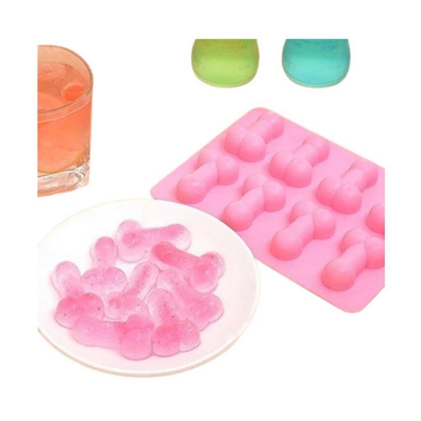 Molde Silicona Pene Gelatinareposteria Jabón Chocolate Hielo