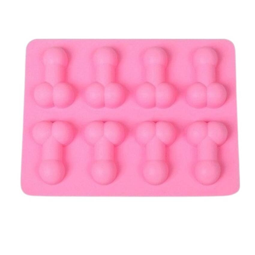 Molde Silicona Pene Gelatinareposteria Jabón Chocolate Hielo - Imagen 4