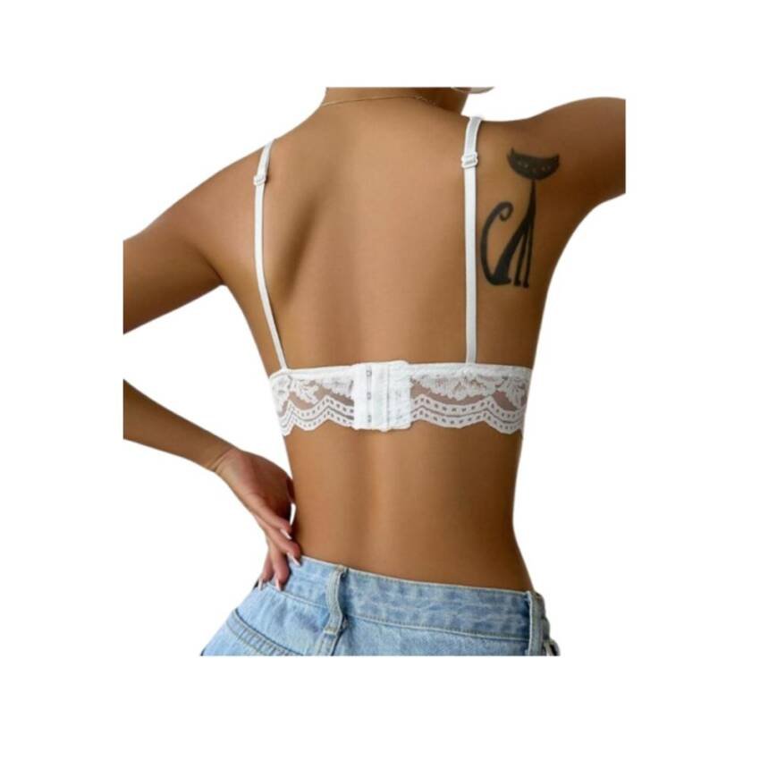 Sosten Bralette Abanico Encaje Floral - Imagen 9