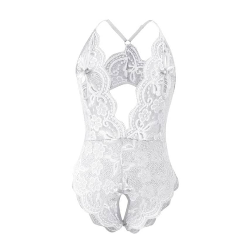 Lenceria Sexy Transparente Para Mujer, Entrepierna Abierta - Imagen 2