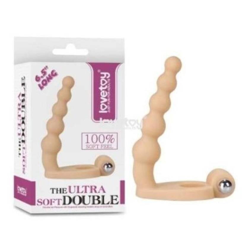 Dildo Realista Pene 16cm Para Doble Penetracion Relieve - Imagen 2