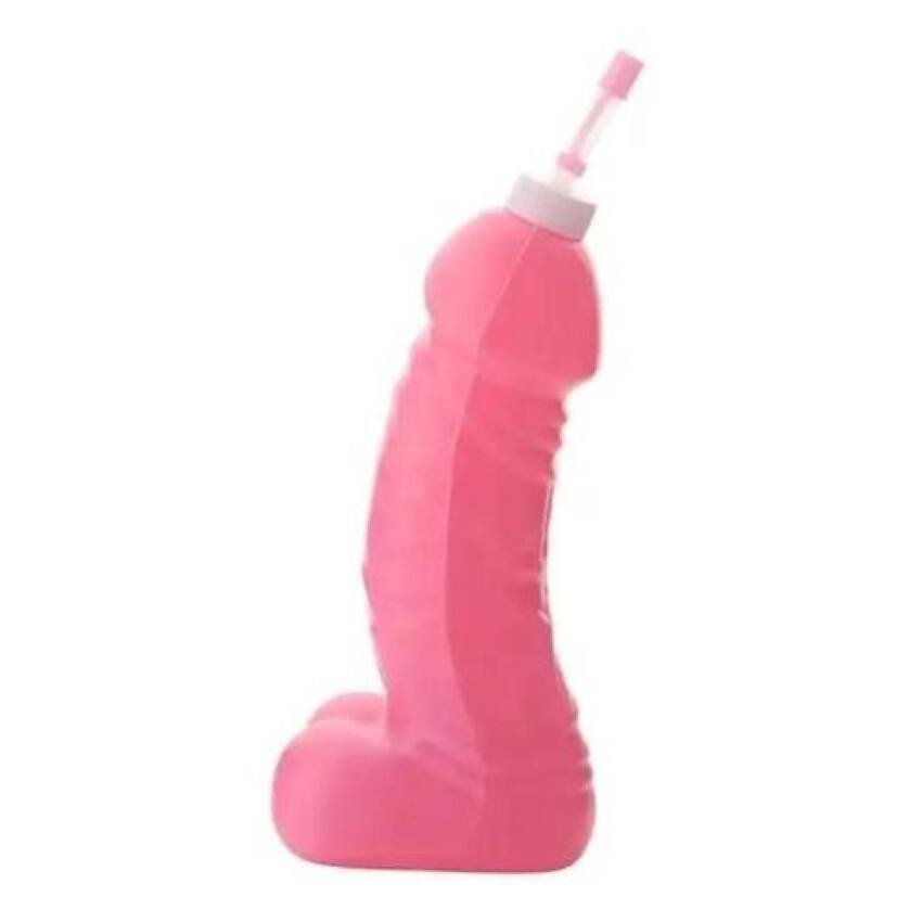 Botella De Plástico Forma De Pene Despedida De Soltera 1 Lt