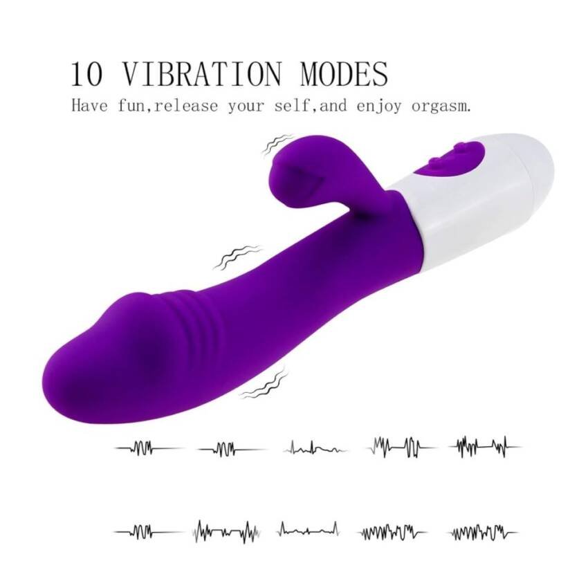 Vibrador Consolador Conejo (punto G, Clítoris Y Vagina). - Imagen 3