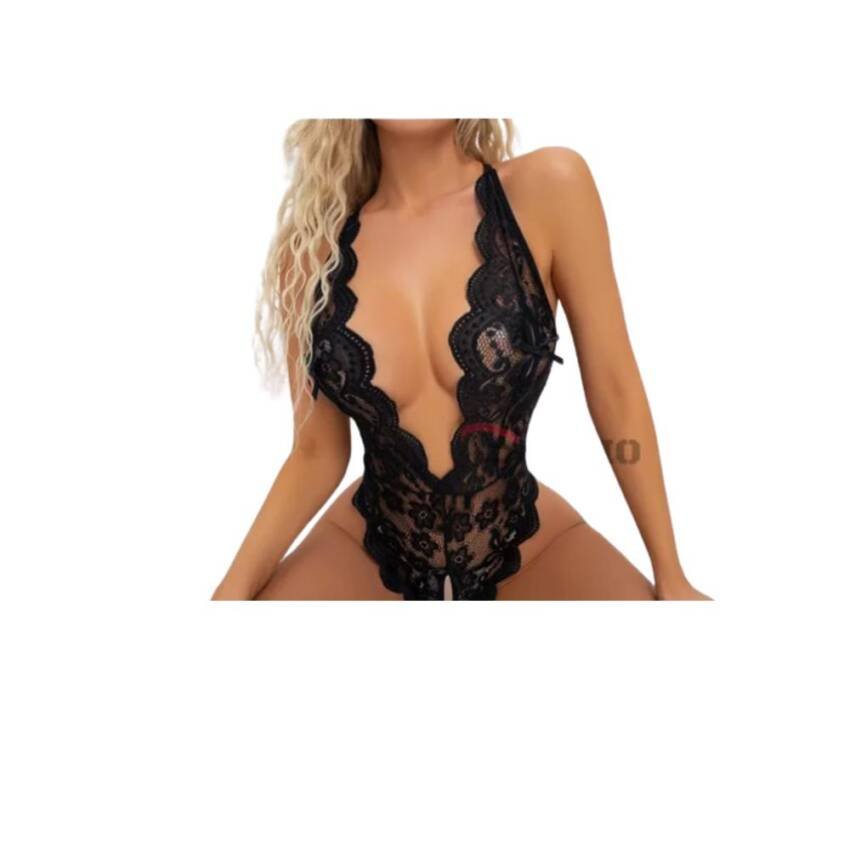 Lenceria Sexy Transparente Para Mujer, Entrepierna Abierta - Imagen 17