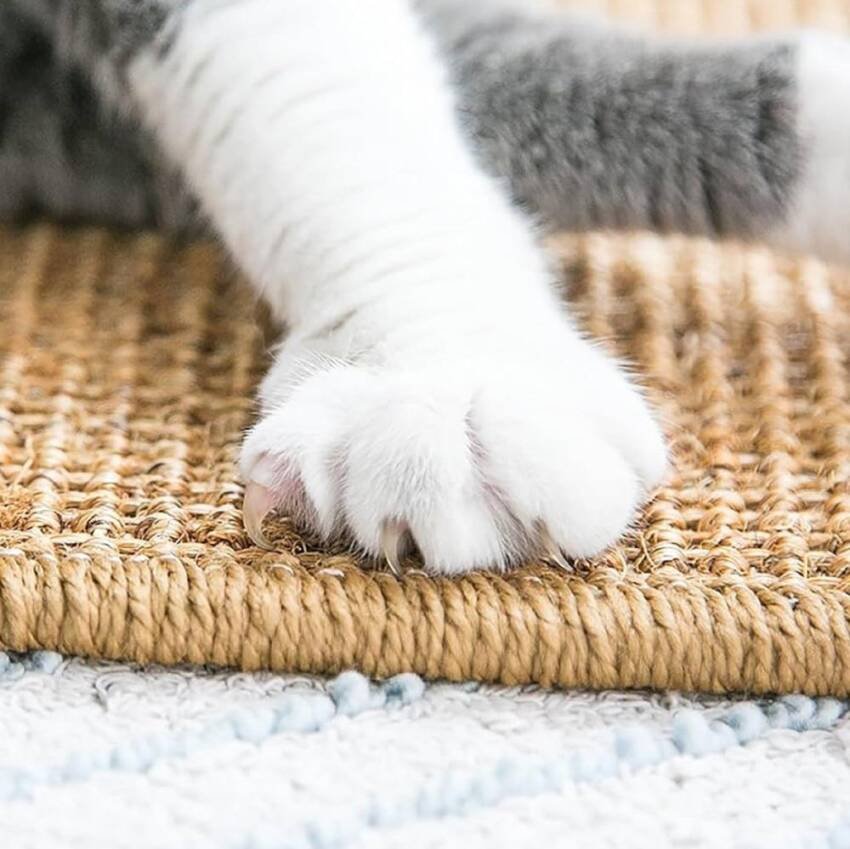 Rascador para Gatos Tipo Alfombra Sisal Trilipet - Café claro - Imagen 4