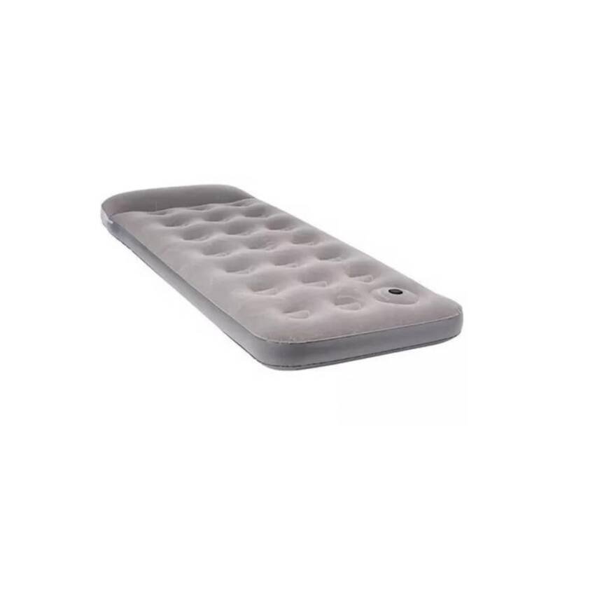 Colchón Inflable Coleman Camping Individual – Compacto y Cómodo - Gris