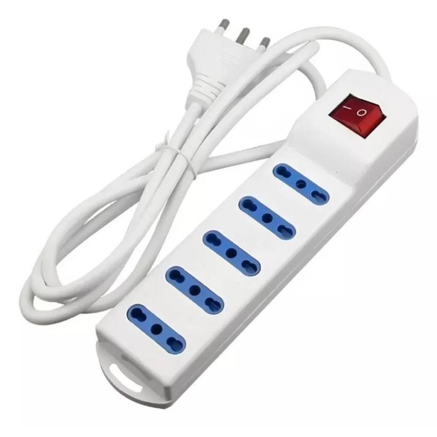 Alargador Zapatilla 5 Tomas 1,5 Mts ENCHUFES - Blanco