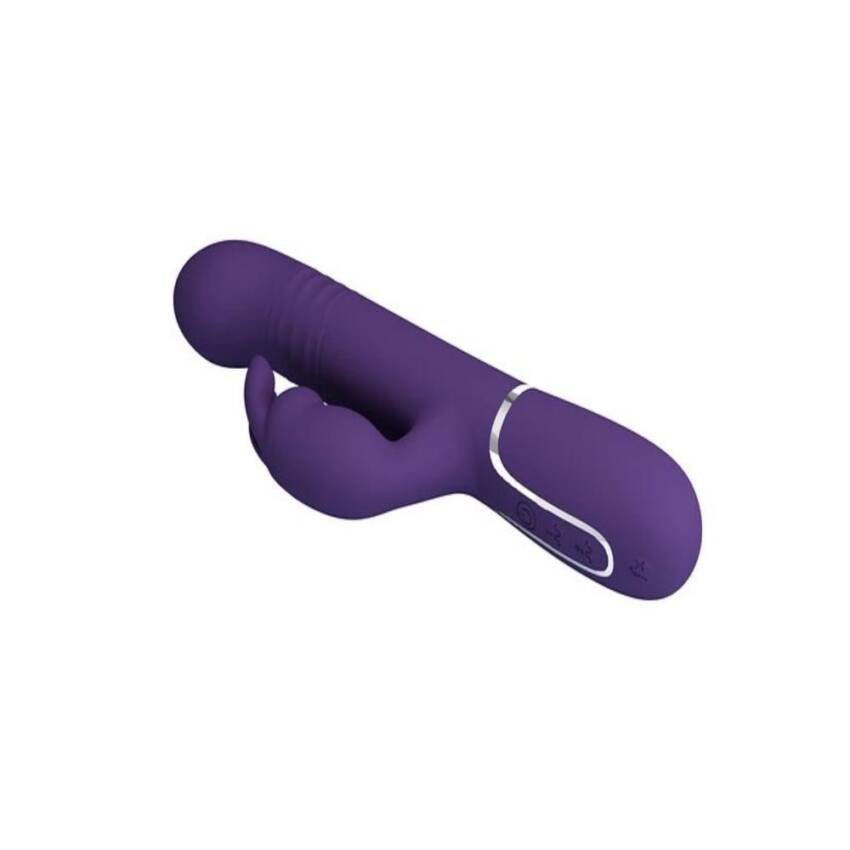 Vibrador Conejo con Empuje y Perlas Vibratorias Giratorias - Imagen 4