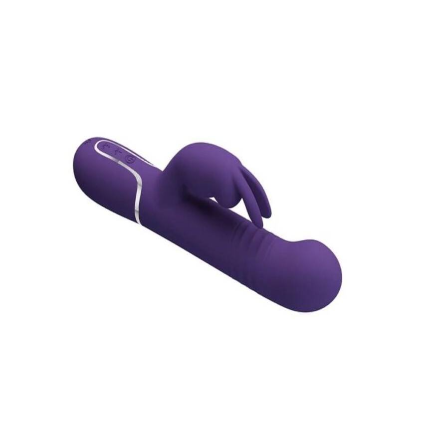 Vibrador Conejo con Empuje y Perlas Vibratorias Giratorias - Imagen 5