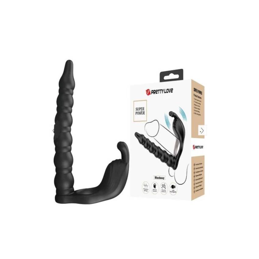 Anillo Vibrador Doble Penetración BLACKNEY
