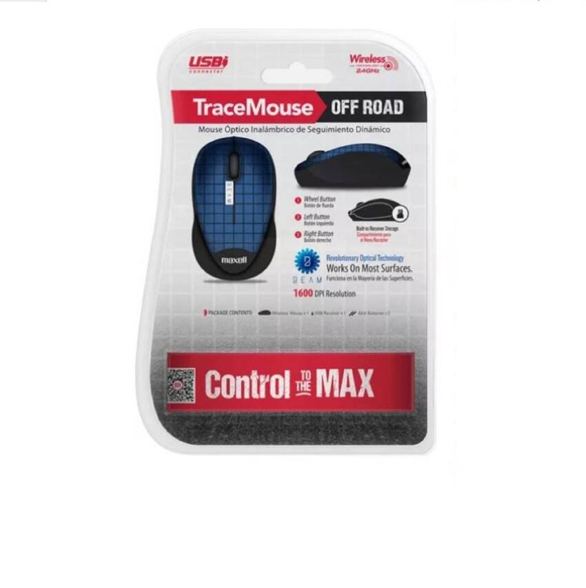 Mouse Inalámbrico Beam Trace 1600DPI 2.4GHz - Azul - Imagen 3