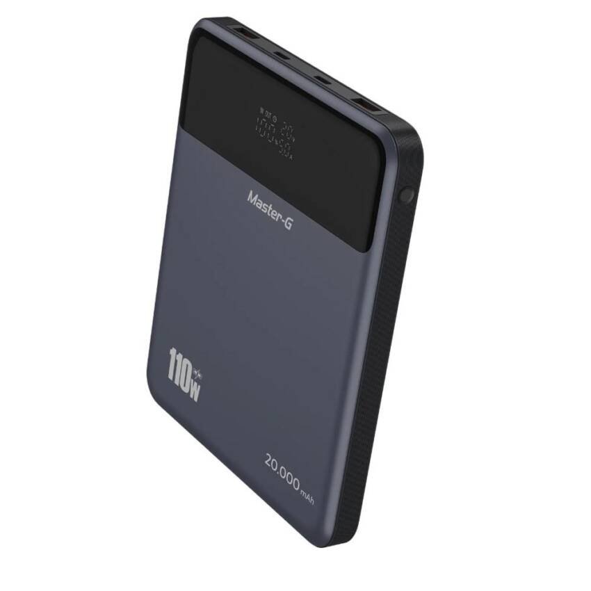 Cargador Portátil Slim 20000mAh 110W PD Master-g - Negro