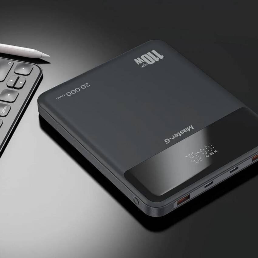 Cargador Portátil Slim 20000mAh 110W PD Master-g - Negro - Imagen 2