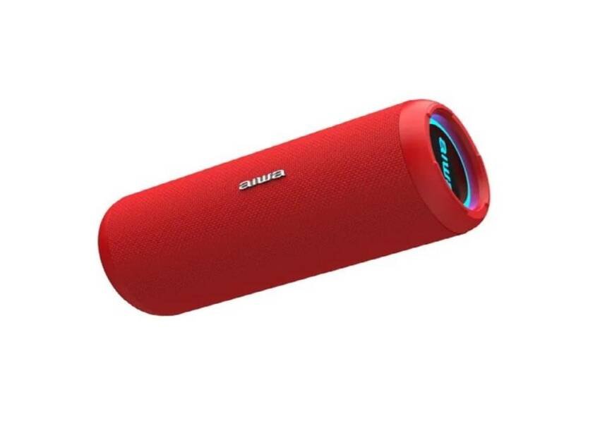Parlante Portátil Aiwa 20W Bluetooth Impermeable TWS - Rojo - Imagen 2