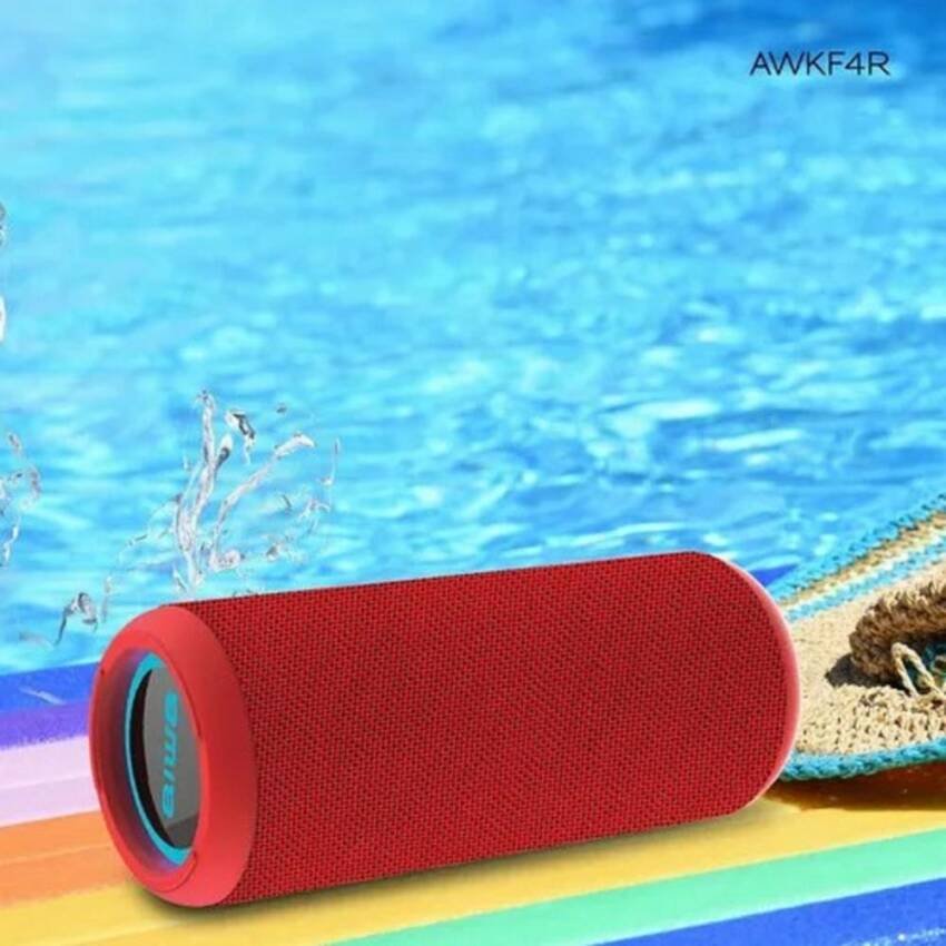 Parlante Portátil Aiwa 20W Bluetooth Impermeable TWS - Rojo - Imagen 3