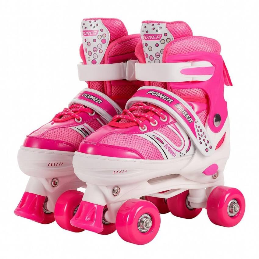 Patines Artísticos Infantiles Ajustables 4 Ruedas - Imagen 12