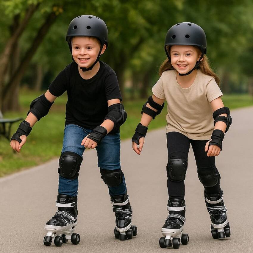 Patines Artísticos Infantiles Ajustables 4 Ruedas - Imagen 13