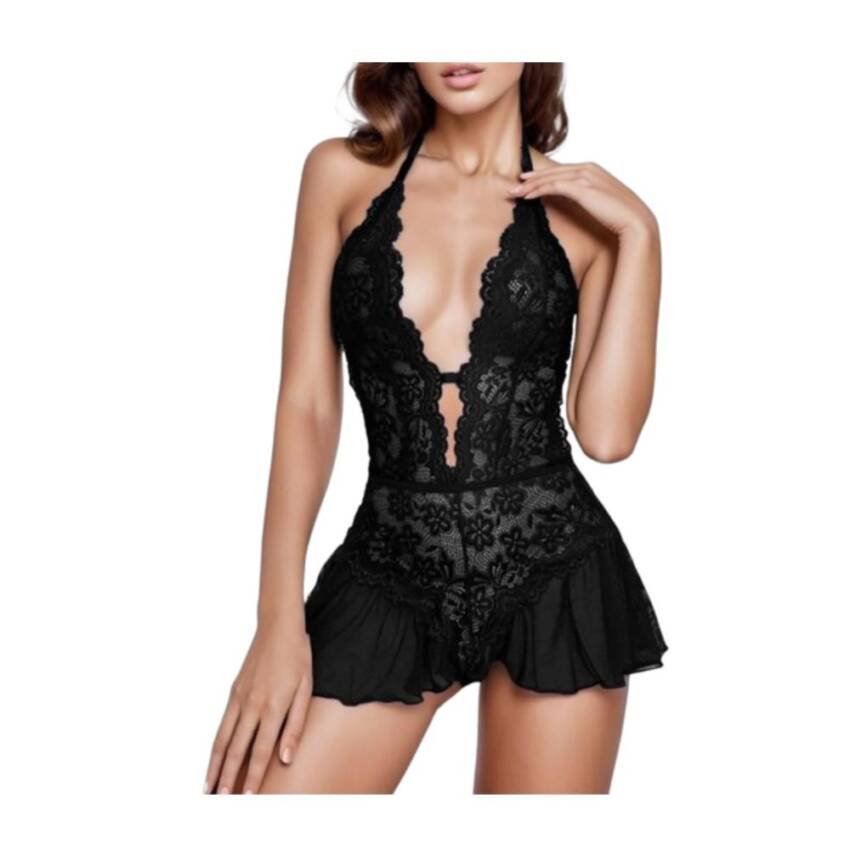 Lencería Erótica Sexy Con Sujetador Entrepierna Abierta - Imagen 2