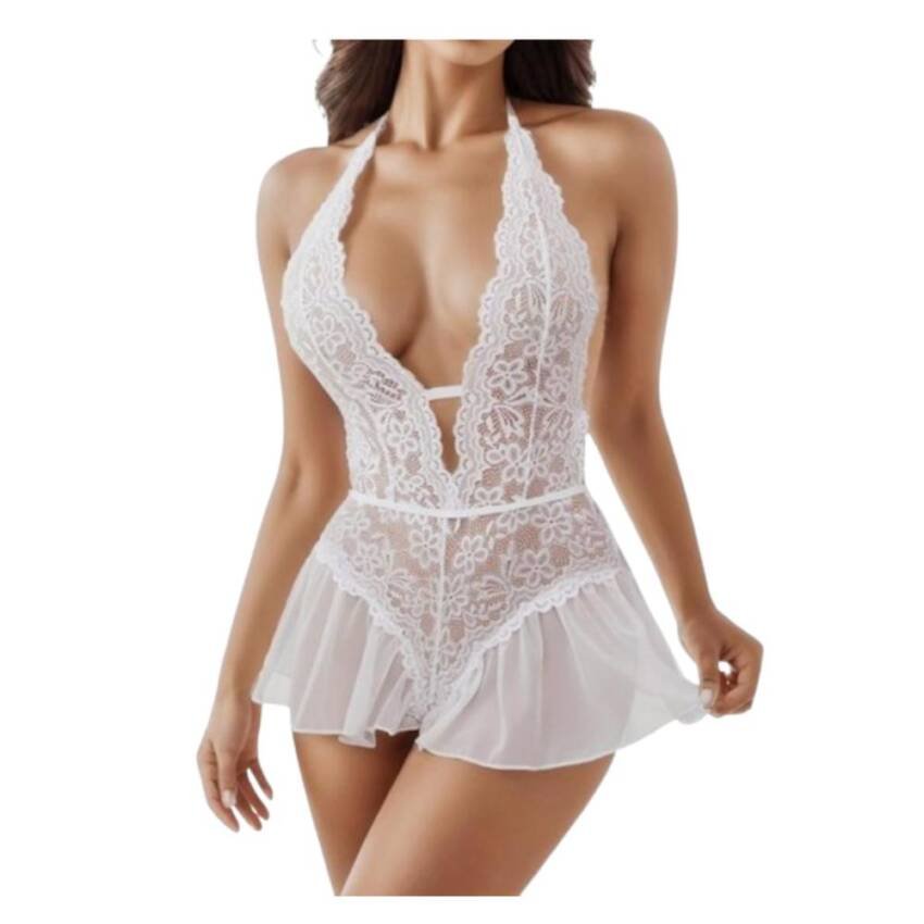 Lencería Erótica Sexy Con Sujetador Entrepierna Abierta - Imagen 3