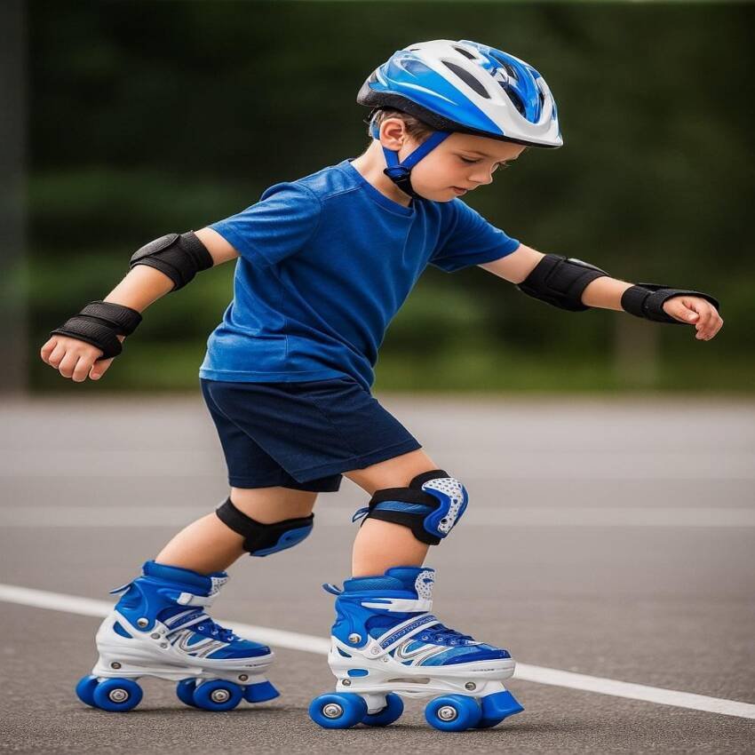 Patines Artísticos Infantiles Ajustables 4 Ruedas - Imagen 7