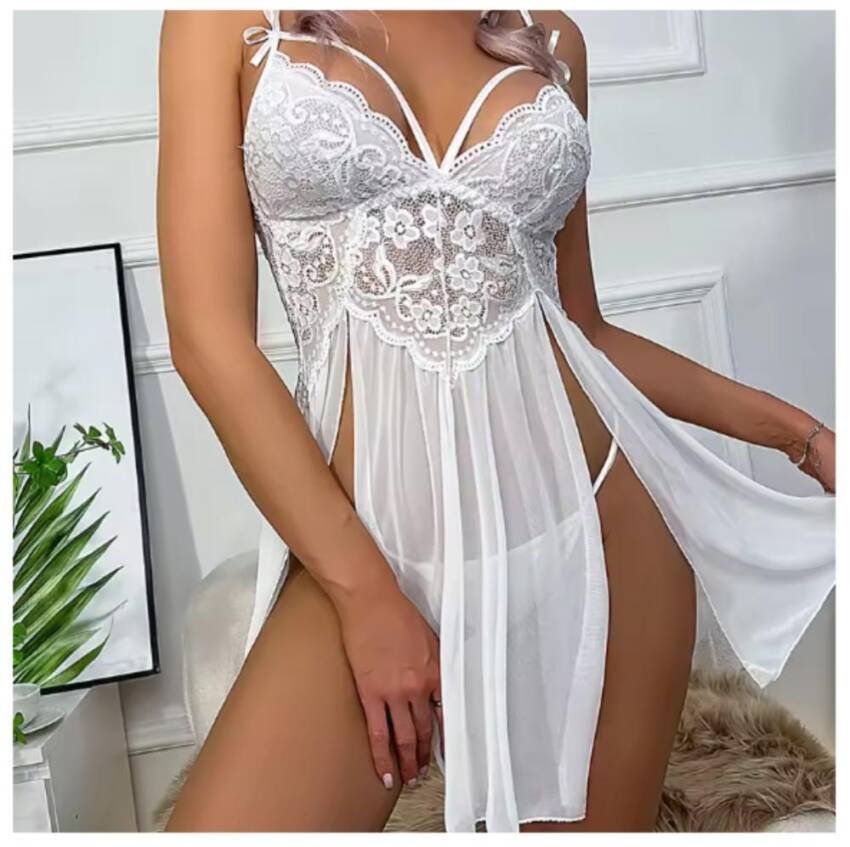 Lencería Babydolls Erotico Sexy 2pcs Encaje Camison - Imagen 9
