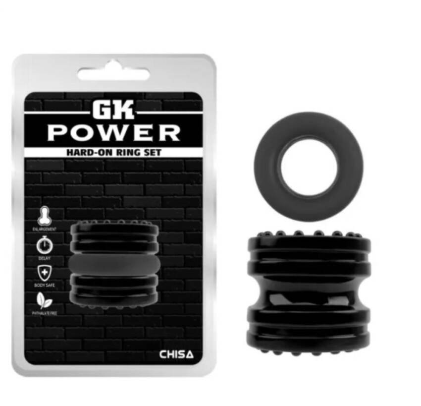 Anillo Para Pene FLexible  Doble Refuerzo GKPOWER Chisa - Imagen 4