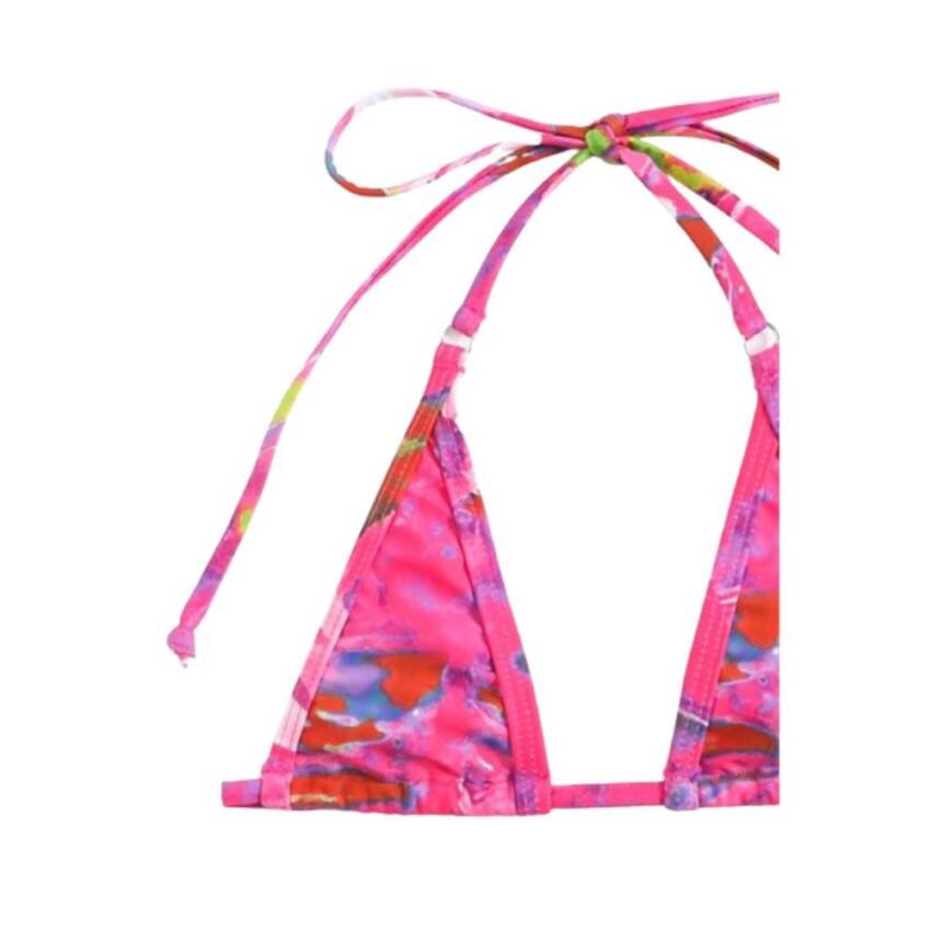Traje Baño Bikini Micro Triángulo Con Estampado Muy Sexi - Imagen 12