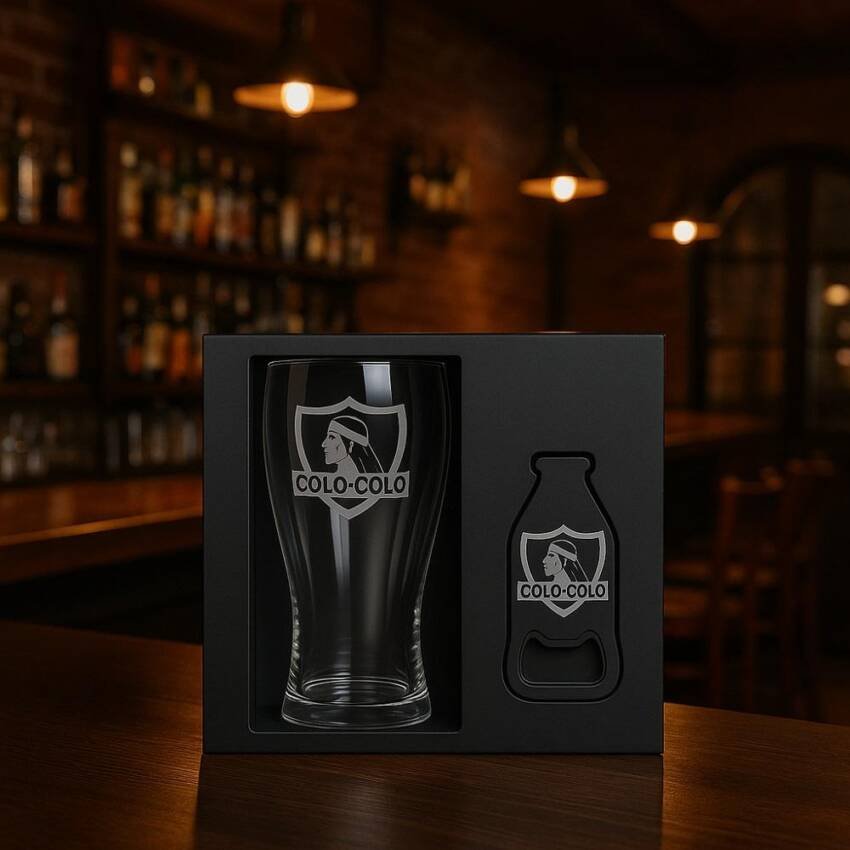 Set Vaso y Destapador Colo Colo Oficial Regalo Hincha - Imagen 6