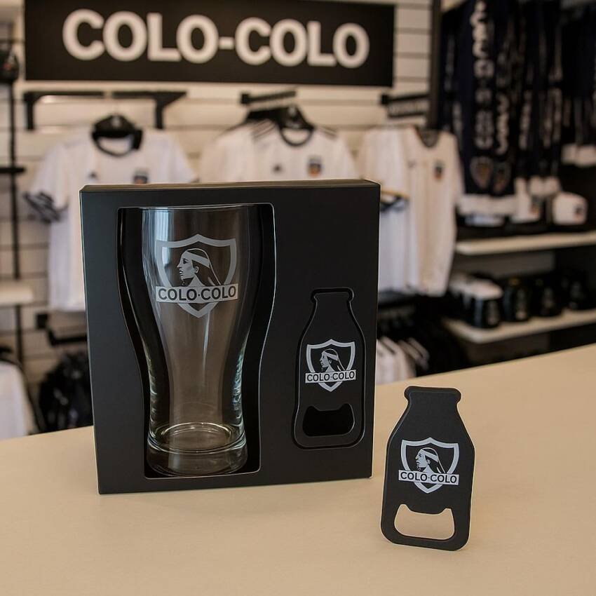 Set Vaso y Destapador Colo Colo Oficial Regalo Hincha - Imagen 7