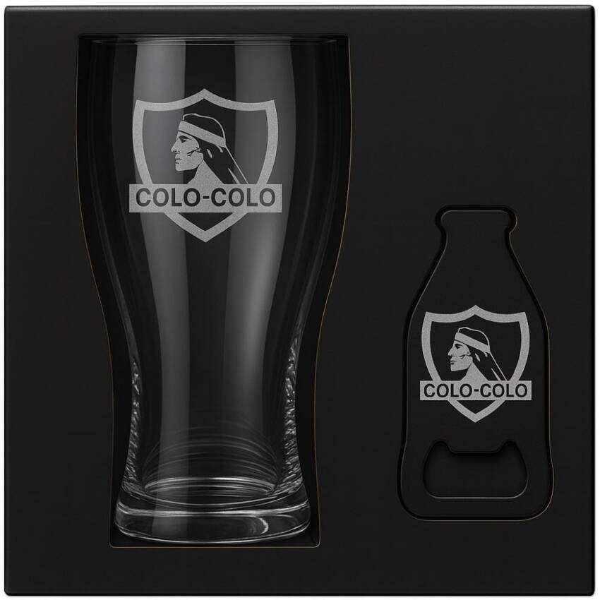 Set Vaso y Destapador Colo Colo Oficial Regalo Hincha - Imagen 9