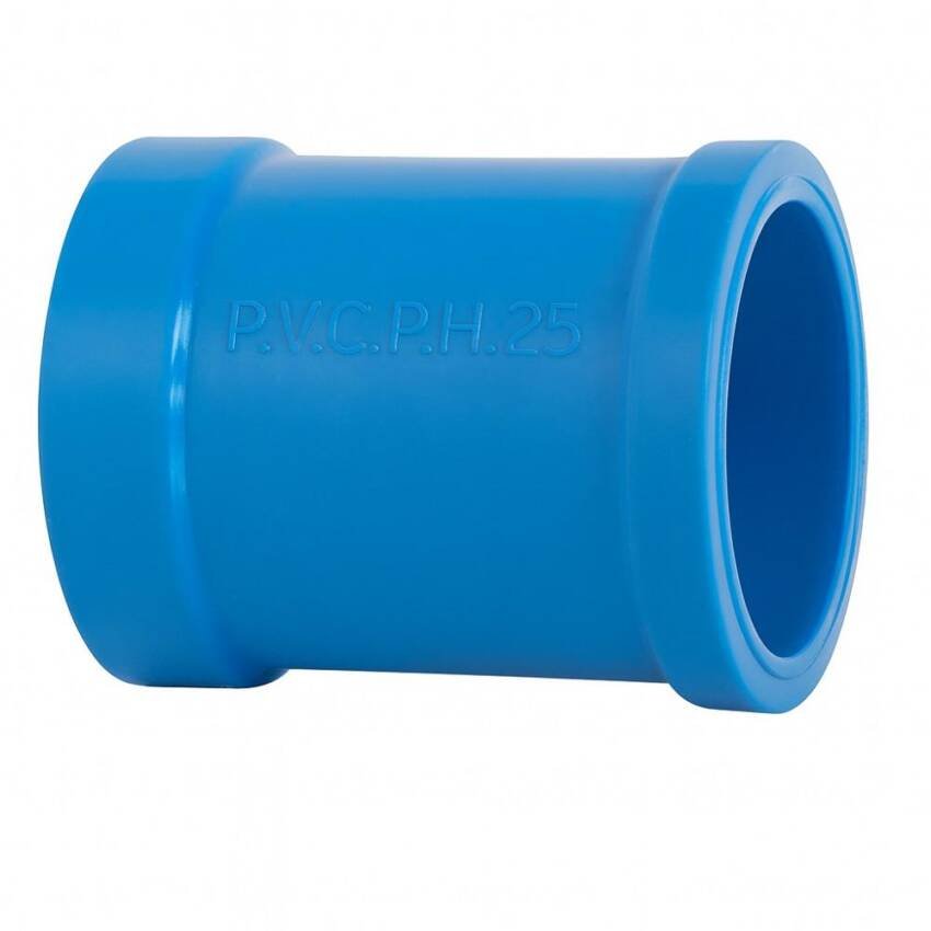 Pack 5un Copla PVC Presion 20mm Hidraulico - Imagen 2