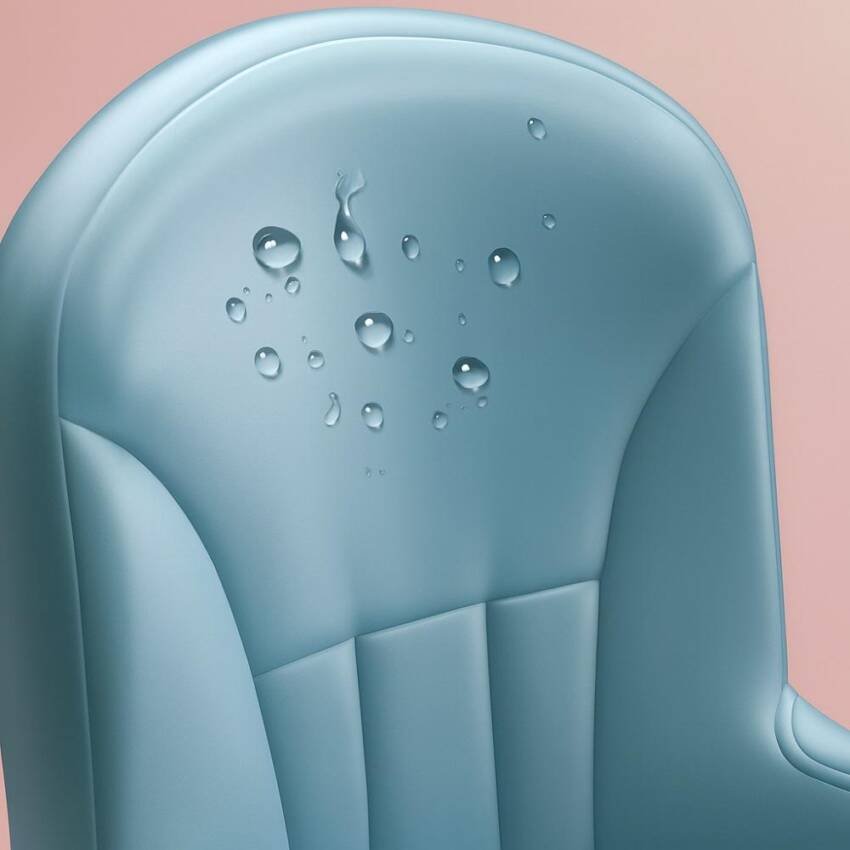 Silla De Comer Para Bebés Portátil Con Ruedas Ajustable - Imagen 5